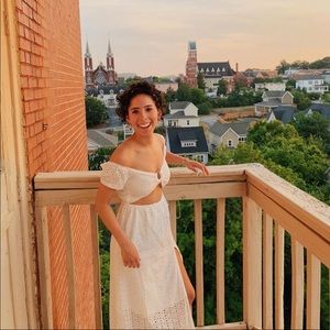 Off the shoulder dress